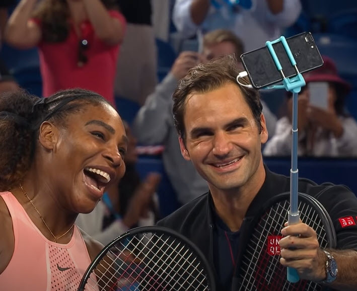 Roger Federer And Serena Williams