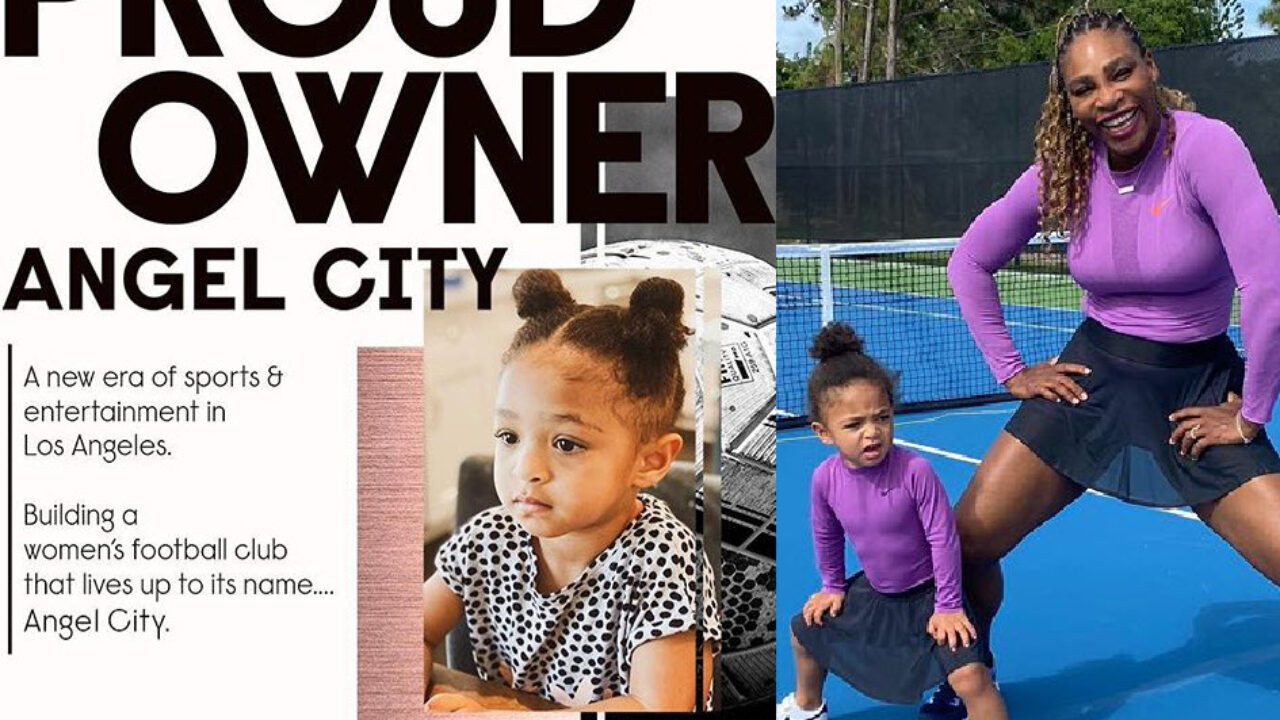 Serena Williams & Daughter Named Co-owners of Women's Soccer Team