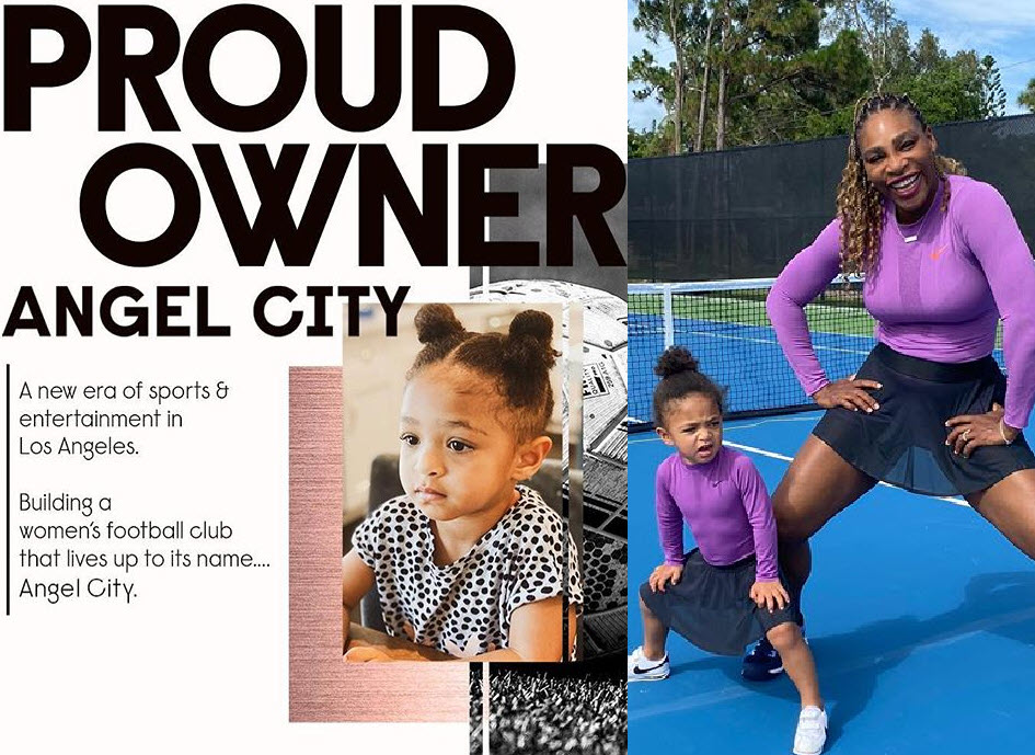 Funny Serena Williams admits she is jelous because her daughter Olympia loves soccer Soccer or Tennis for Serena Williams' daughter OIympia
