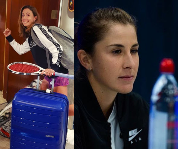 Alize Cornet And Belinda Bencic Us Open