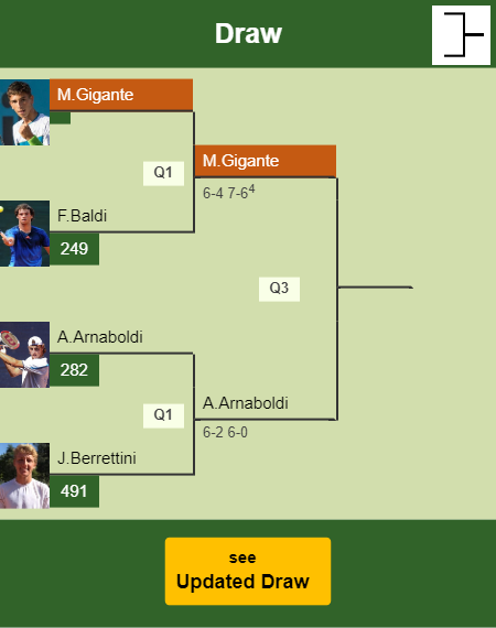 Matteo Gigante Draw info
