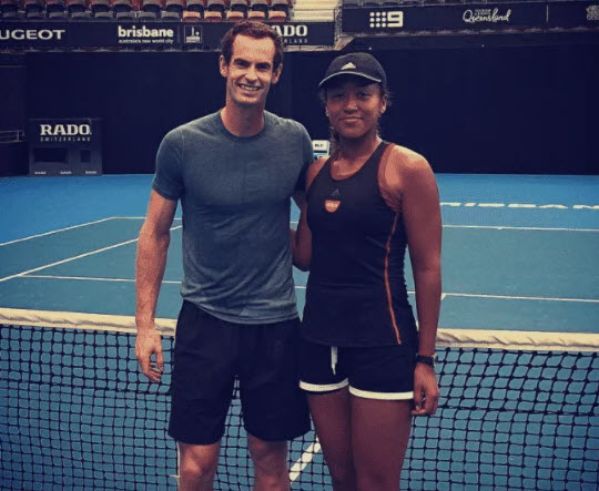 Naomi Osaka And Andy Murray