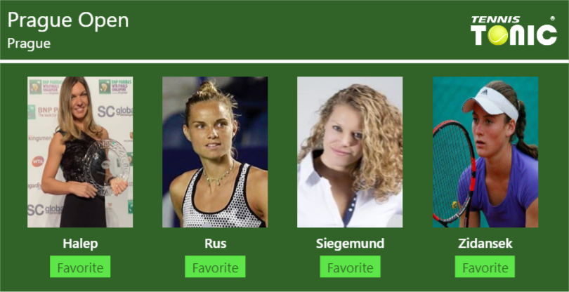 BETTING TIPS. Halep, Rus, Siegemund, Zidansek are the favorites to win their 2nd round of the Prague Open Simona Halep-Arantxa Rus-Laura Siegemund-Tamara Zidansek Stats info
