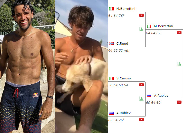 Berrettini De Minaur To Play On The Louis Armstrong Stadium Berrettini De Minaur To Play On The Louis Armstrong Stadium