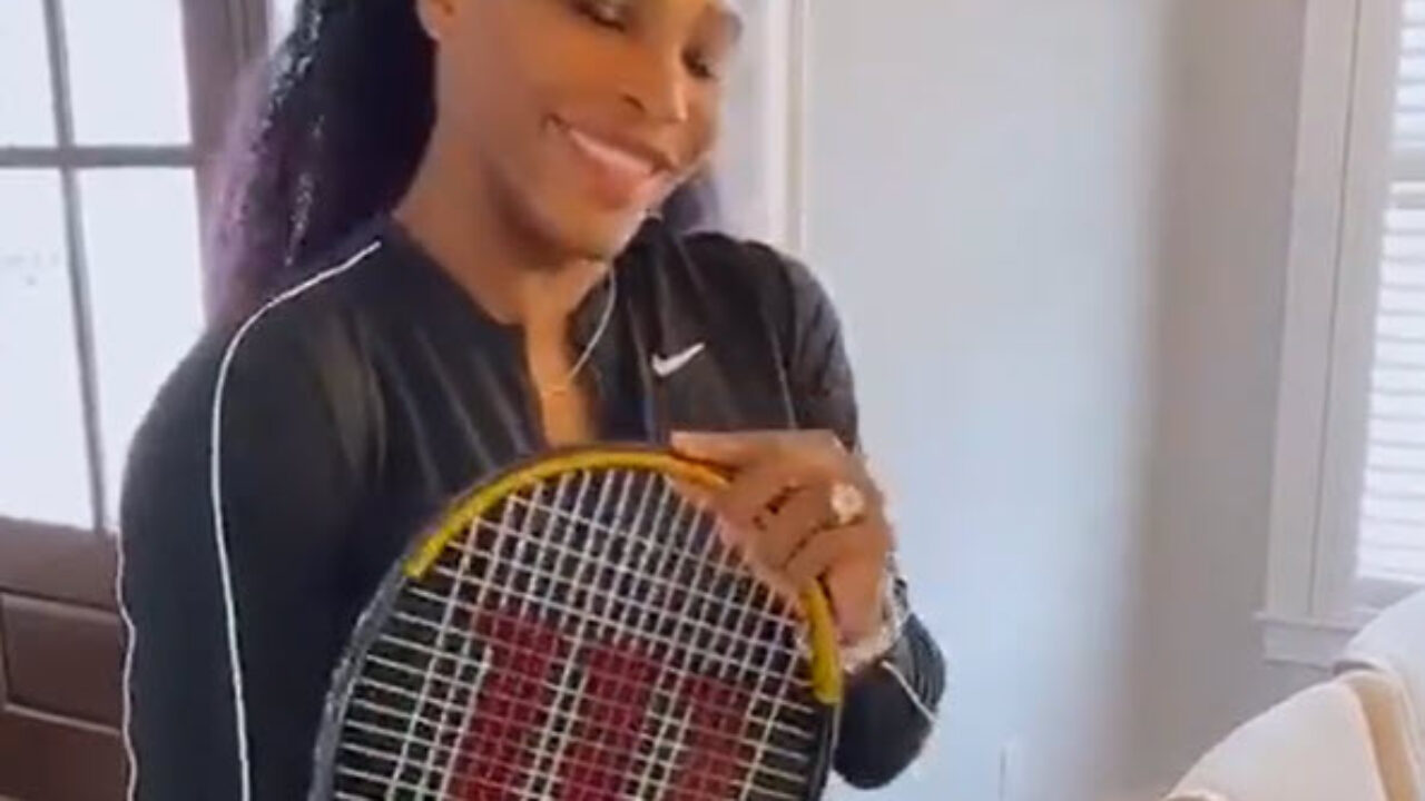2008 Wilson Venus & Serena Williams Tennis Racquet 27 1/2 4-3/8" GRIP IN PLASTIC