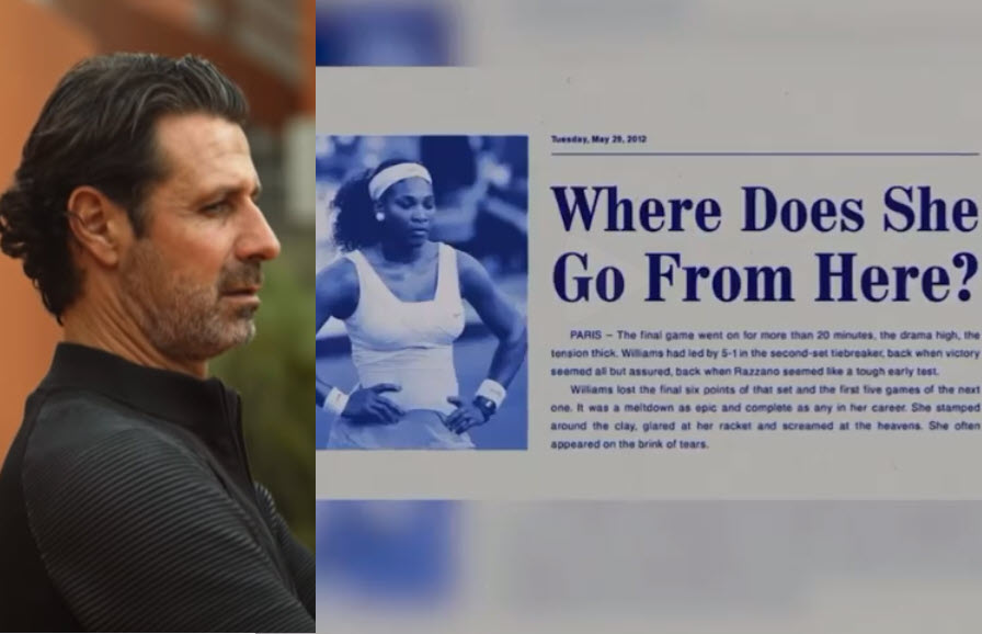 Serena Williams sends a heartfelt message to her coach Mouratoglou following Netflix docuseries Serena Williams Coach Patrick Mouratoglou