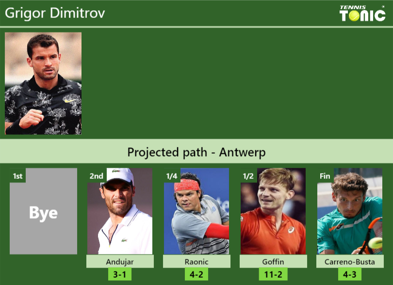 Grigor Dimitrov Stats info