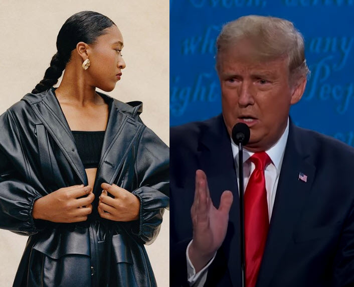 Naomi Osaka And Donald Trump