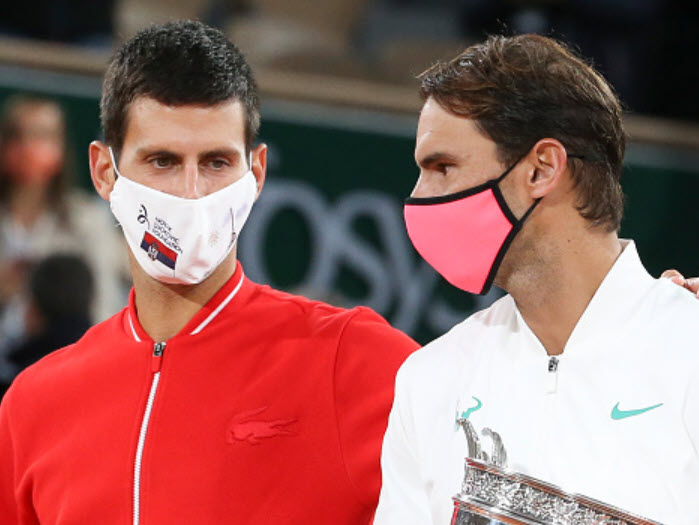 Novak Djokovic And Rafael Nadal Novak Djokovic And Rafael Nadal