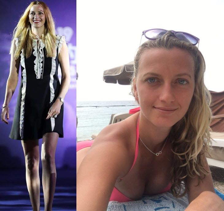 Petra Kvitova In Bikini At The Beach And In China