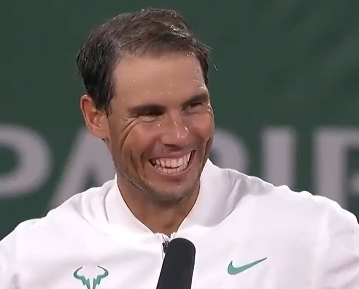 VIDEO. Funny Nadal fails to speak French during on court interview. Korda  next - Tennis Tonic - News, Predictions, H2H, Live Scores, stats