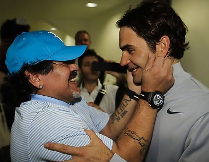 Federer Maradona