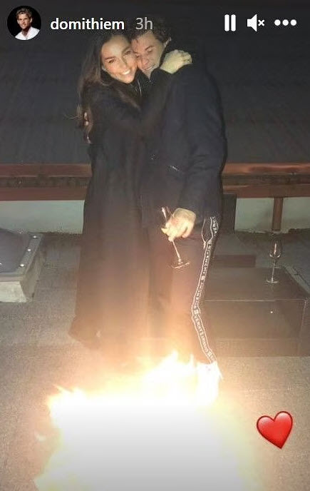 Dominic Thiem With His New Girlfriend