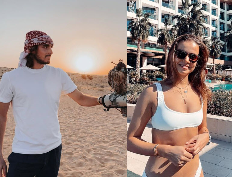 Stefanos Tsitsipas Posts Great Pictures Also With His Girlfriend Theodora In Bikini Tennis Tonic News Predictions H2h Live Scores Stats