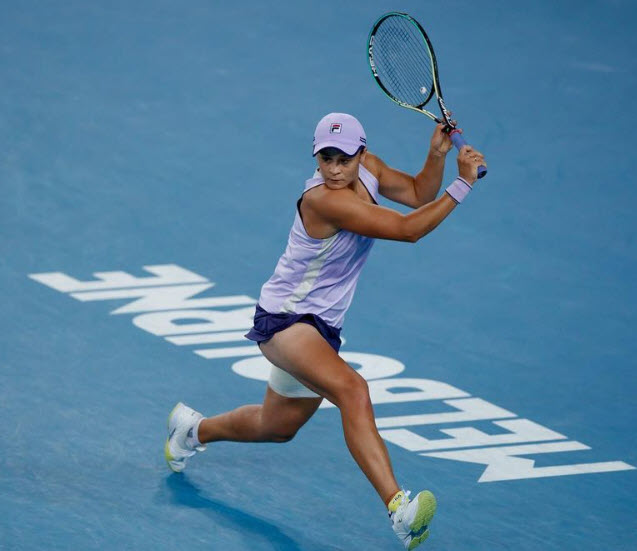 Barty And Her Trademark Backhand