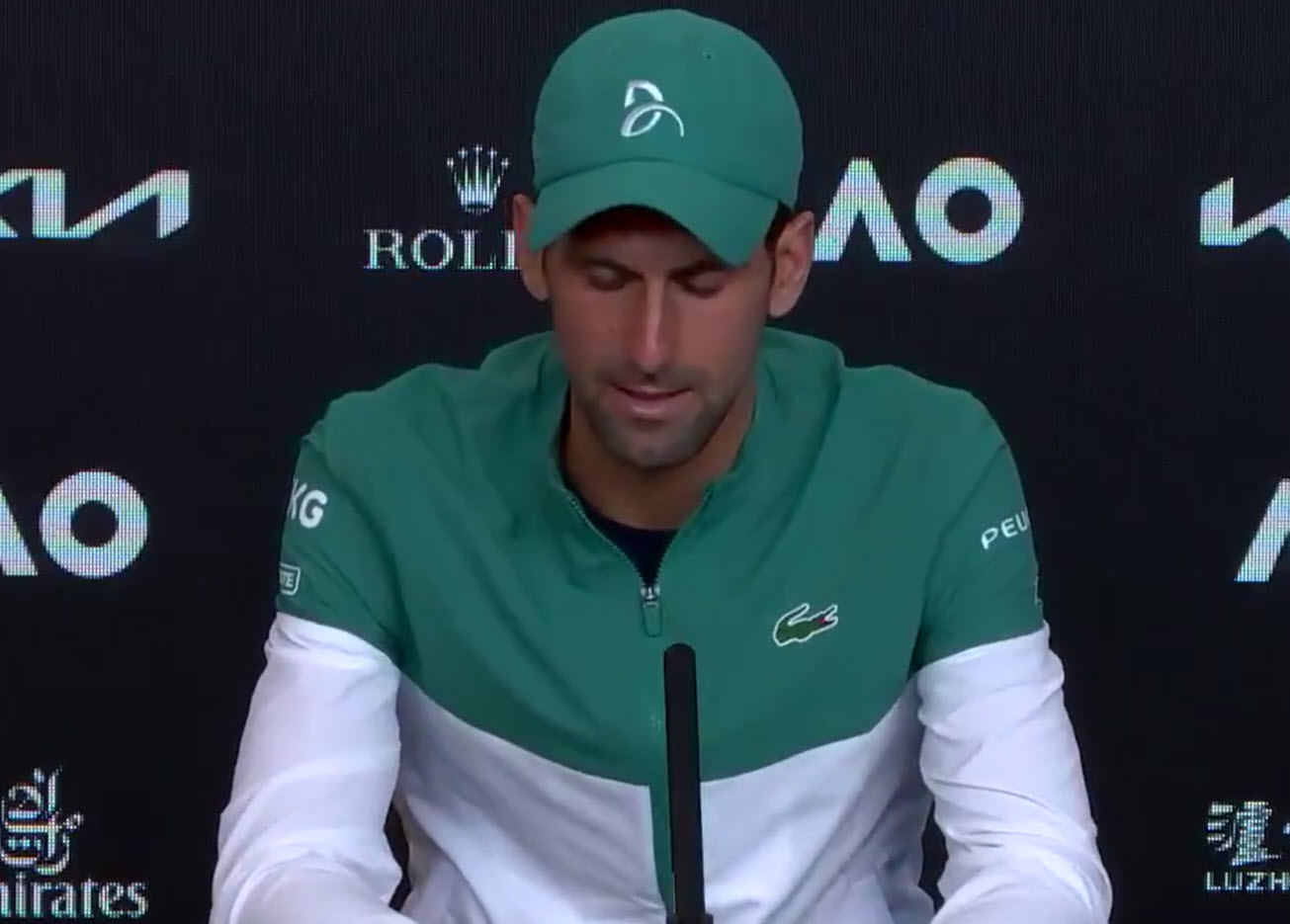 INJURY UPDATE. Djokovic reveals that he would have retired if... Zverev