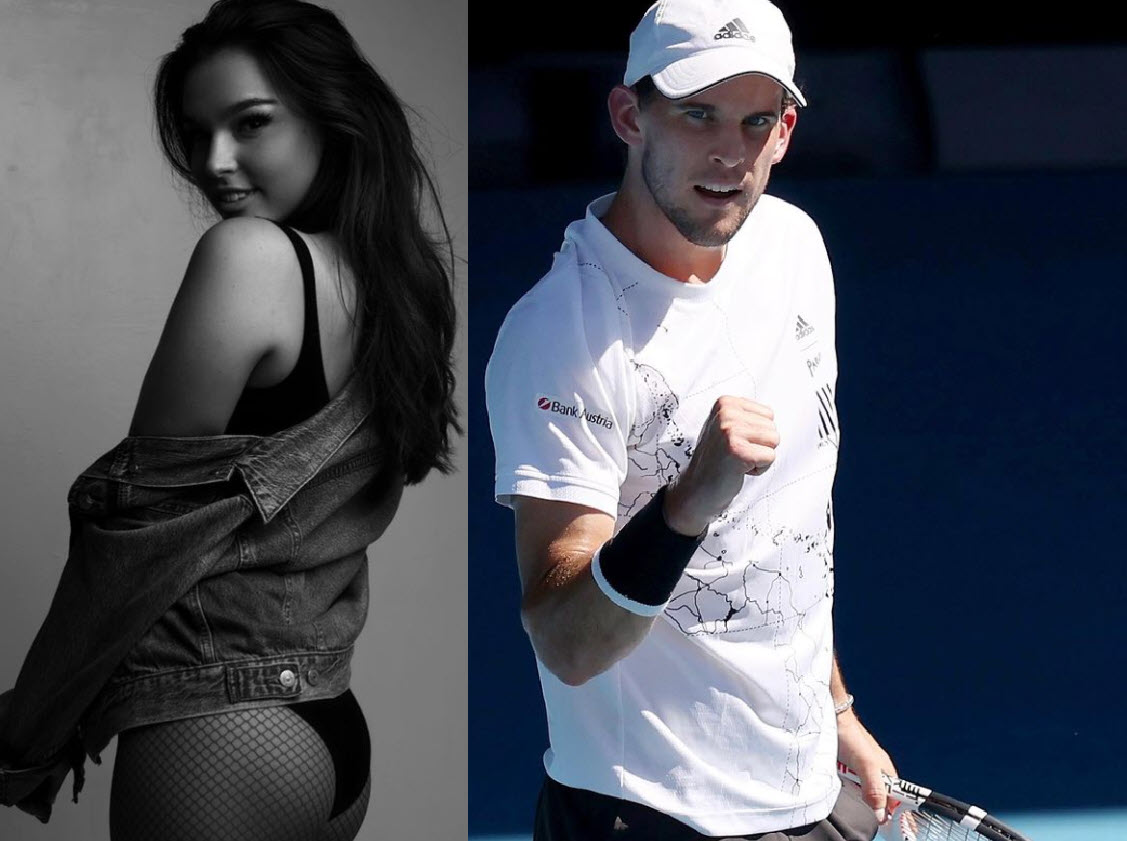 Dominic Thiem and his stunning girlfriend Lili Paul-Roncalli after