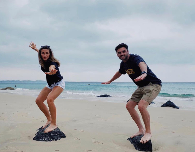 Karoline Muchova At The Beach