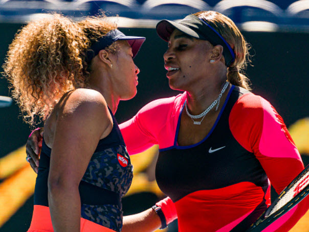 Naomi Osaka And Serena Williams