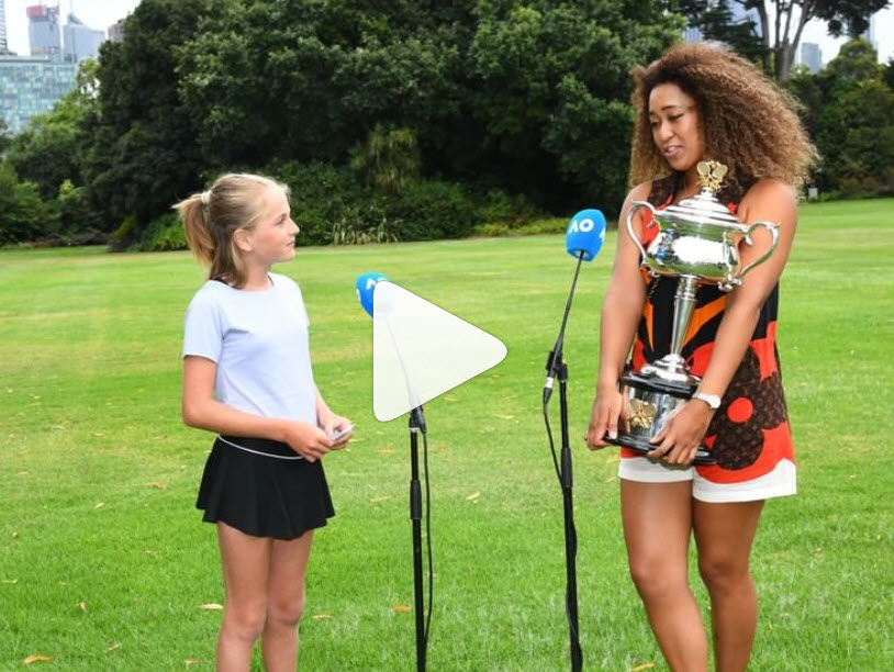 Naomi Osaka In Melbourne