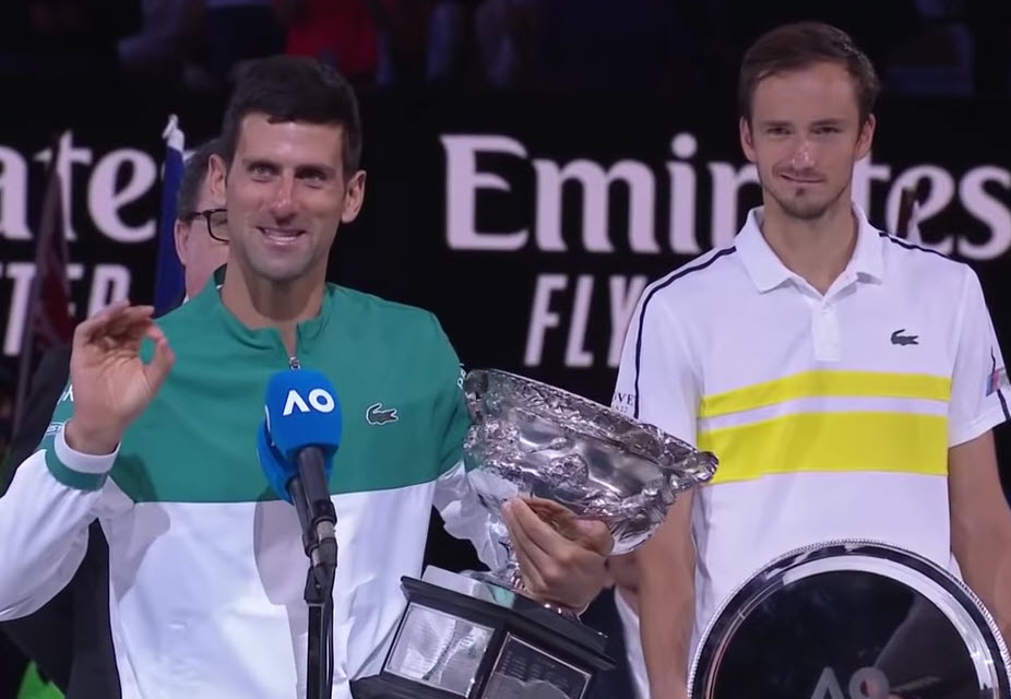 Novak Djokovic And Daniil Medvedev Novak Djokovic And Daniil Medvedev