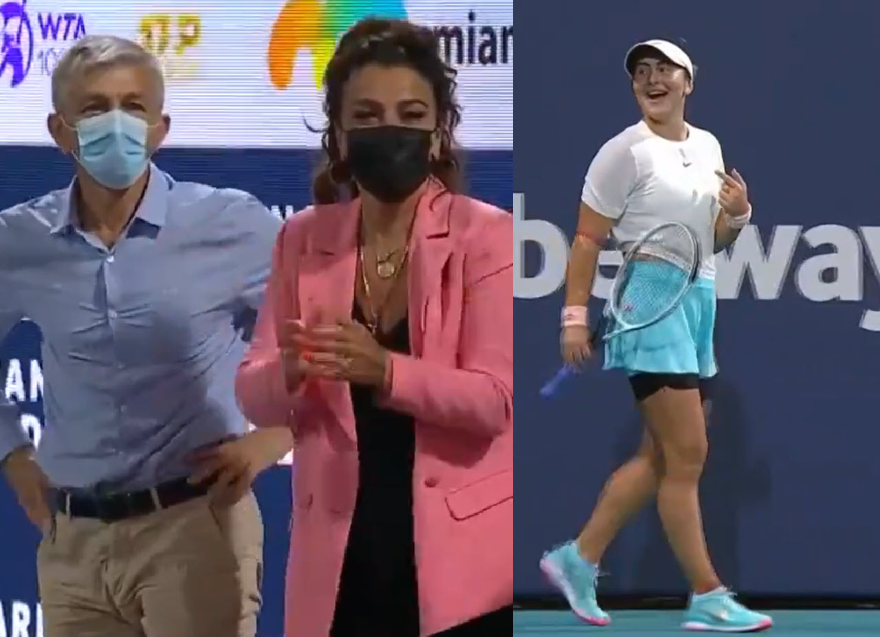 Andreescu S Parents Of Fire After Bianca Hits The Shot Of The Year Vs Muguruza In Miami Video Tennis Tonic News Predictions H2h Live Scores Stats