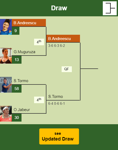 Bianca Vanessa Andreescu Draw info