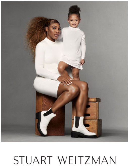Serena Williams Posing With Daughter