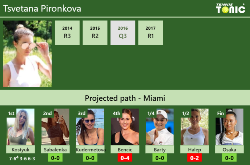 Tsvetana Pironkova Stats info