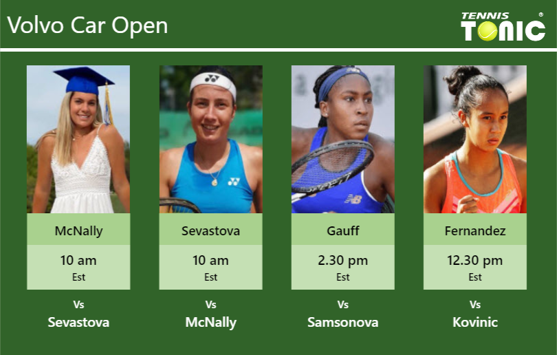 PREDICTION, PREVIEW, H2H McNally, Sevastova, Gauff and Annie Fernandez
