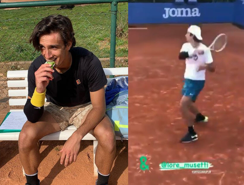 Lorenzo Musetti Training On Clay Ready For Another Good Run In Cargliari Video Tennis Tonic News Predictions H2h Live Scores Stats