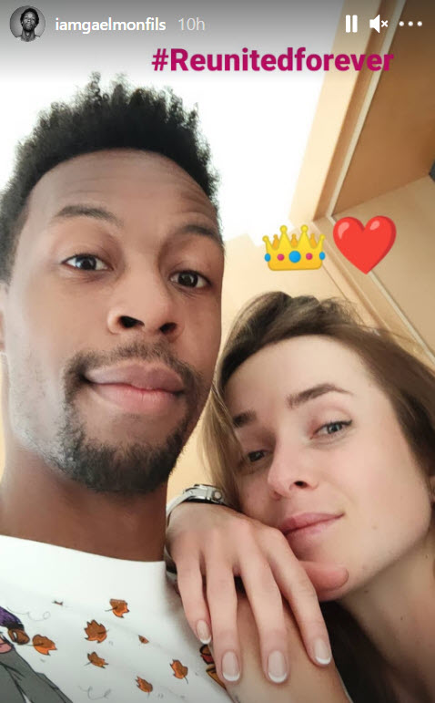 Monfils And Svitolina Together