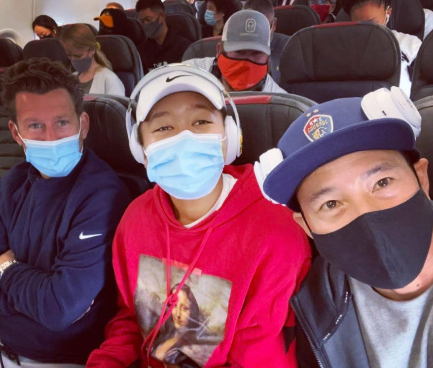 Naomi Osaka Flying To Europe Naomi Osaka Flying To Europe