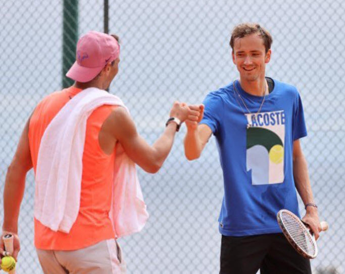 Rafael Nadal And Daniil Medvedev Rafael Nadal And Daniil Medvedev
