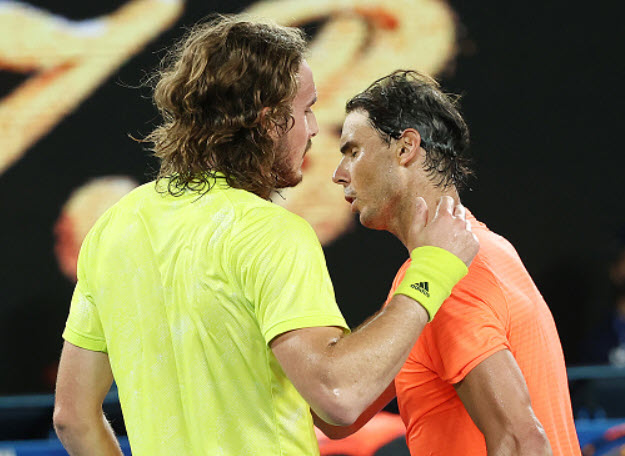 Stefanos Tsitsipas Rafael Nadal Stefanos Tsitsipas Rafael Nadal