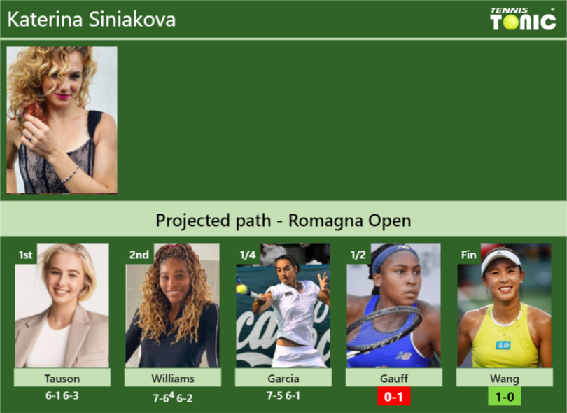 Katerina Siniakova Stats info