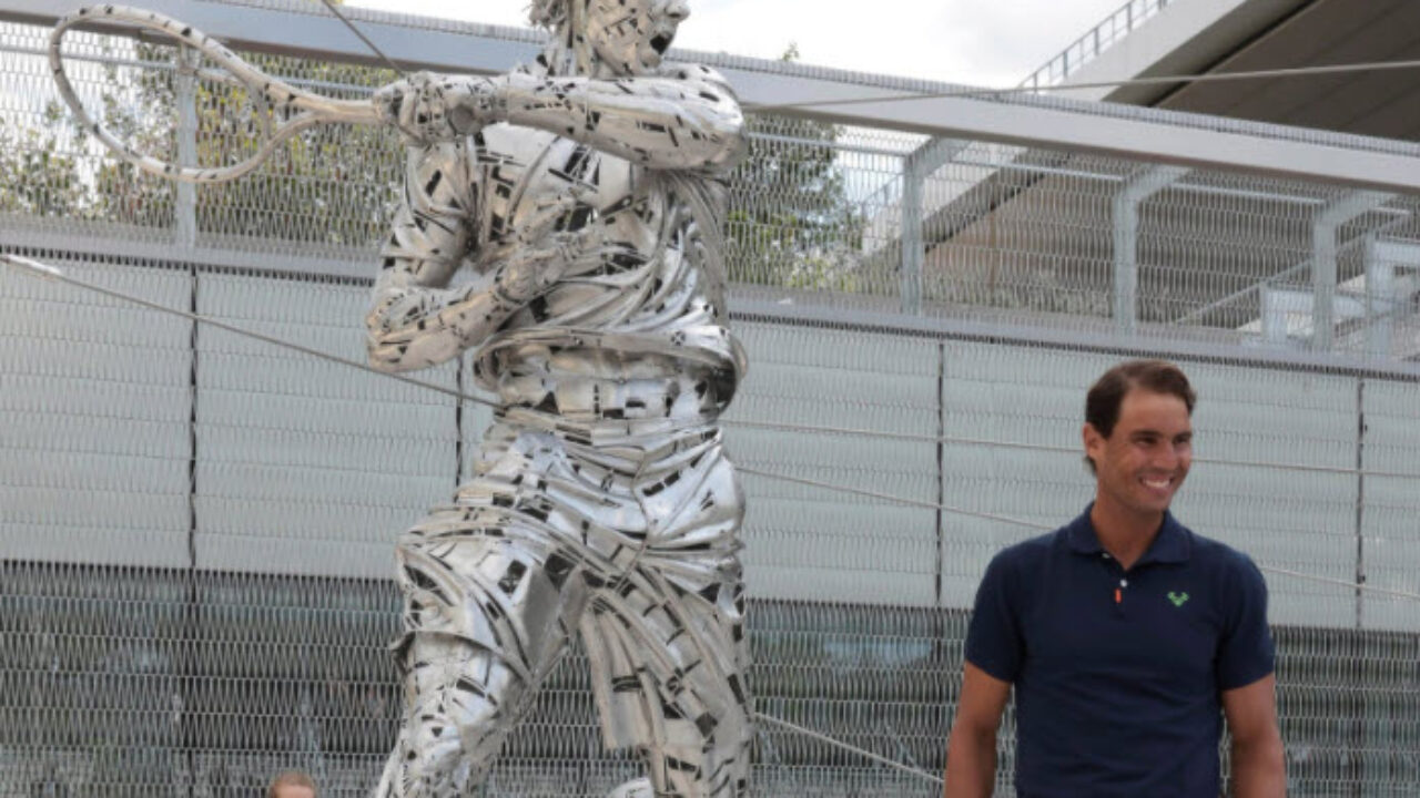 Rafael Nadal Honored With A Fantastic Statue At The Roland Garros Tennis Tonic News Predictions H2h Live Scores Stats