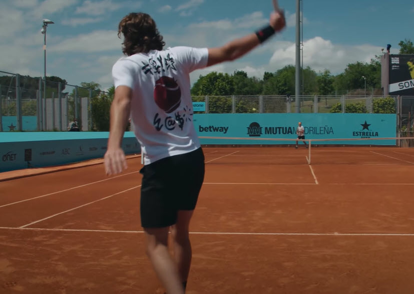 Stefanos Tsitsipas Training