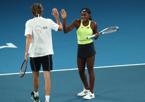 Coco Gauff And Stefanos Tsitsipas