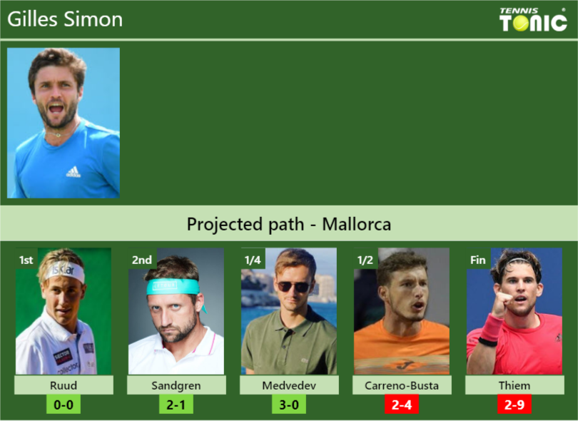 Gilles Simon Stats info