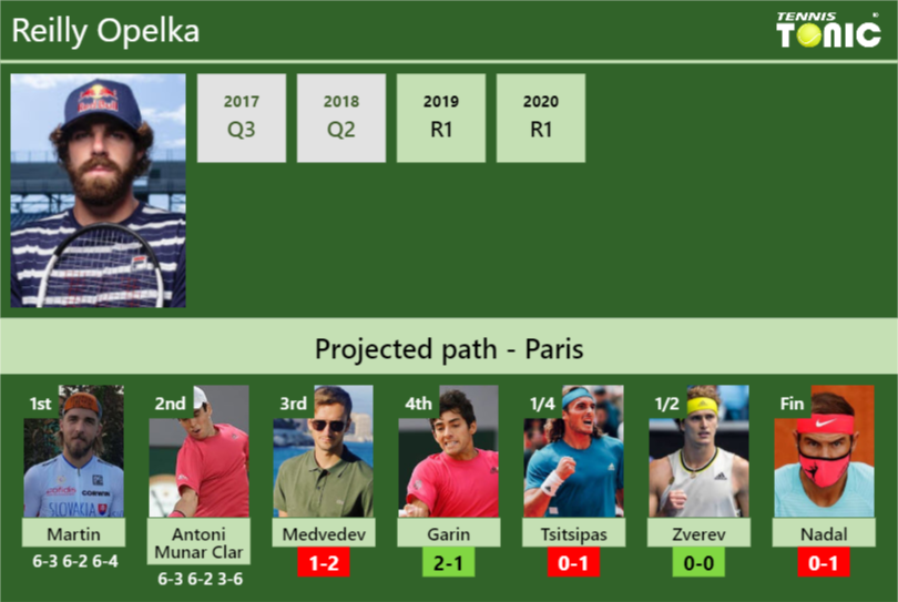 Reilly Opelka Stats info
