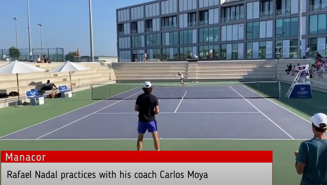 Rafael Nadal training in Mallorca Rafael Nadal training in Mallorca