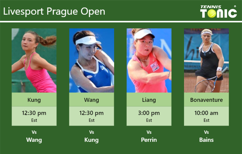 PREDICTION, PREVIEW, H2H: Kung, Yu Wang, Shuo Liang and Bonaventure to play on Court 2 on Tuesday – Livesport Prague Open Leonie Kung-Xin Yu Wang-En Shuo Liang-Ysaline Bonaventure Stats info