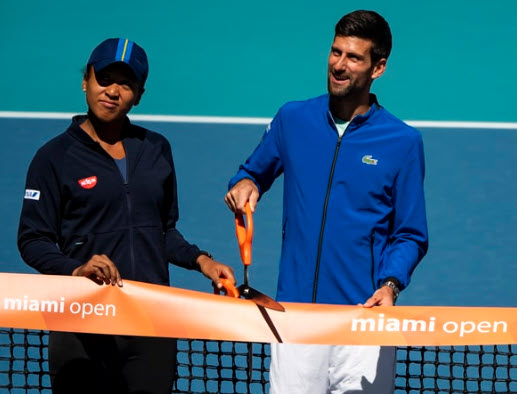 Novak Djokovic And Naomi Osaka