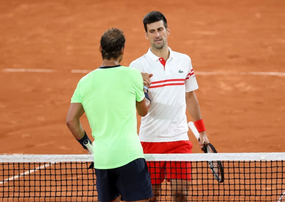 Novak Djokovic And Rafael Nadal Novak Djokovic And Rafael Nadal