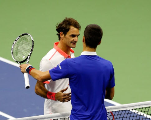 Novak Djokovic And Roger Federer