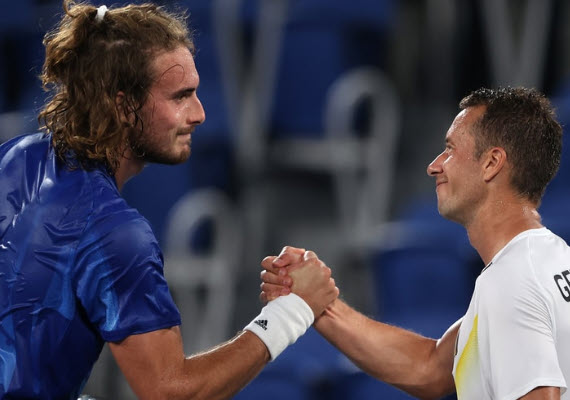 Stefanos Tsitsipas And Philipp Kohlschreiber