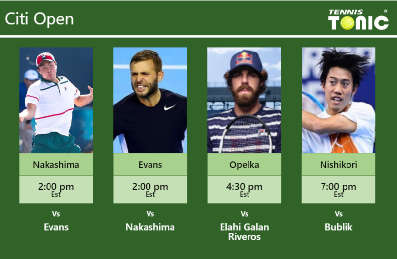 Brandon Nakashima Daniel Evans Reilly Opelka Kei Nishikori Stats Info A04ue7sjrt Brandon Nakashima-Daniel Evans-Reilly Opelka-Kei Nishikori Stats info