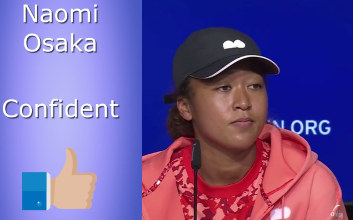 Naomi Osaka Confident Naomi Osaka Confident