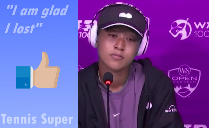 Naomi Osaka Ok With Losing In Cincinnati Naomi Osaka Ok With Losing In Cincinnati